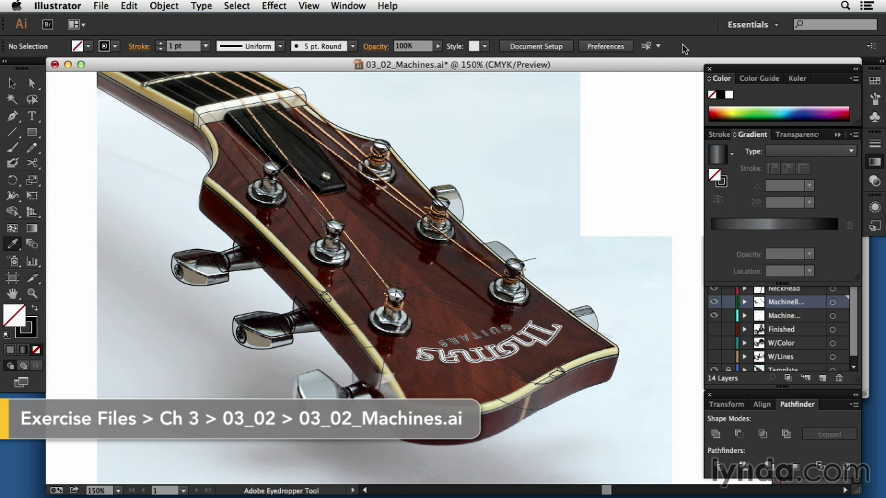 Lynda: Technical Illustration: Creating a Cutaway [repost]