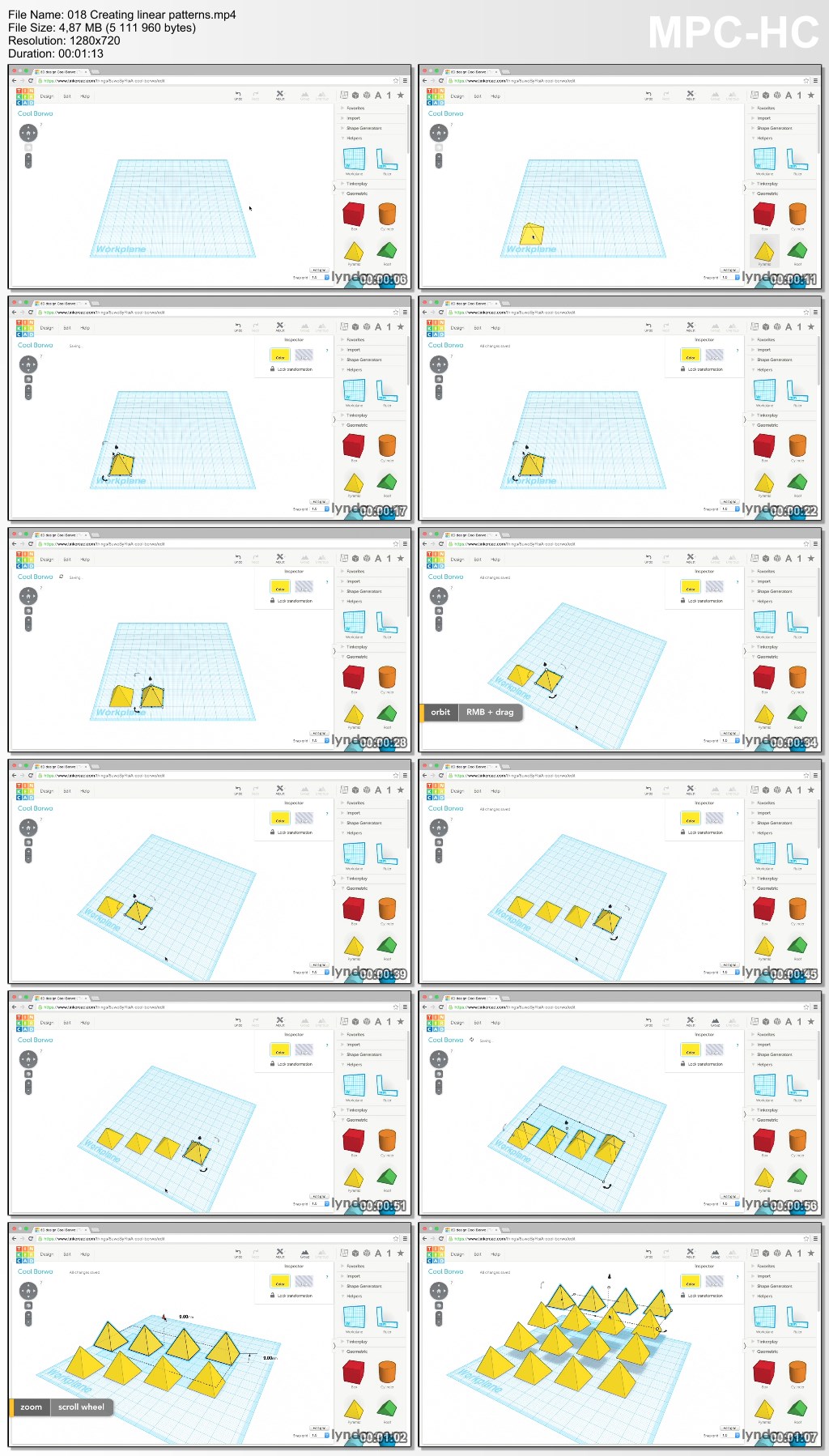 Lynda - Up and Running with Tinkercad