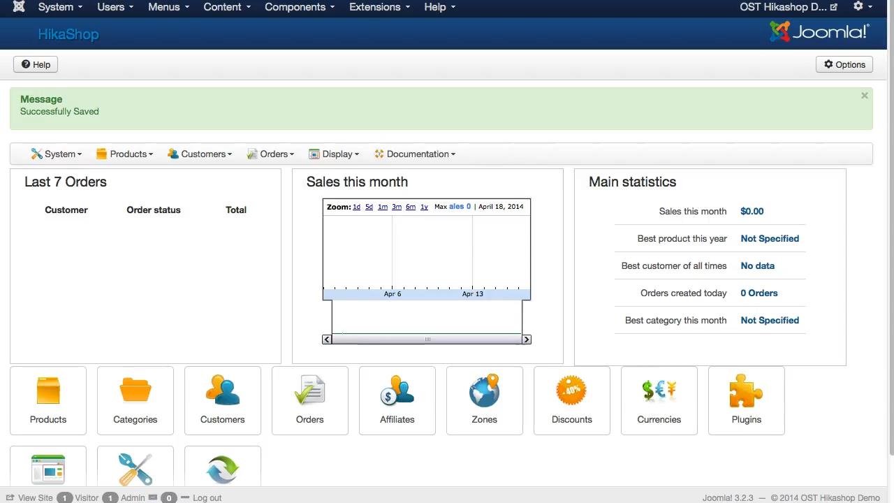 OSTraining - Joomla Hikashop