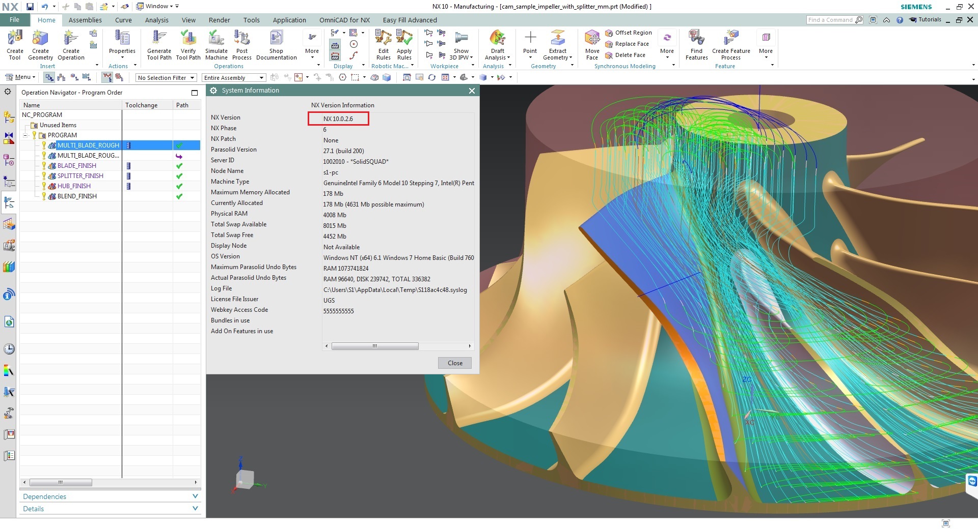 Siemens PLM NX 10.0 MR2 Update