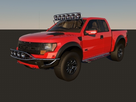 Ford F-150 SVT Raptor (cinema4d+fbx)