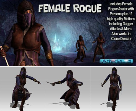 Arteria 3D Female Rogue