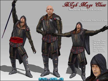 Arteria 3D High Male Mage