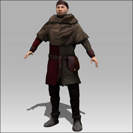 Arteria 3D Medieval TownsFolk - Scribe