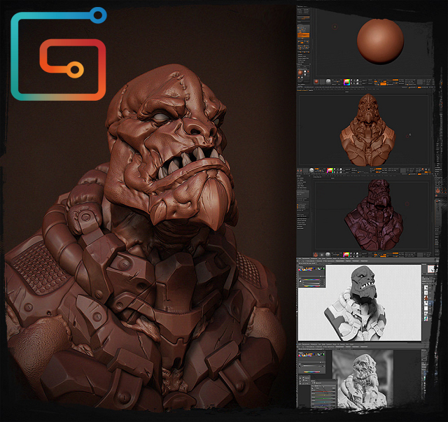 Gumroad – Creature modeling for 3d printing