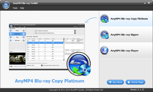 AnyMP4 Blu-ray Toolkit 6.1.12 Multilingual