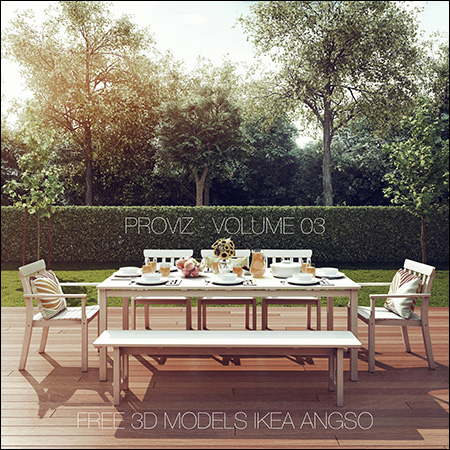 Proviz Volume 03 Models Ikea Angso Outdoor Furniture Series