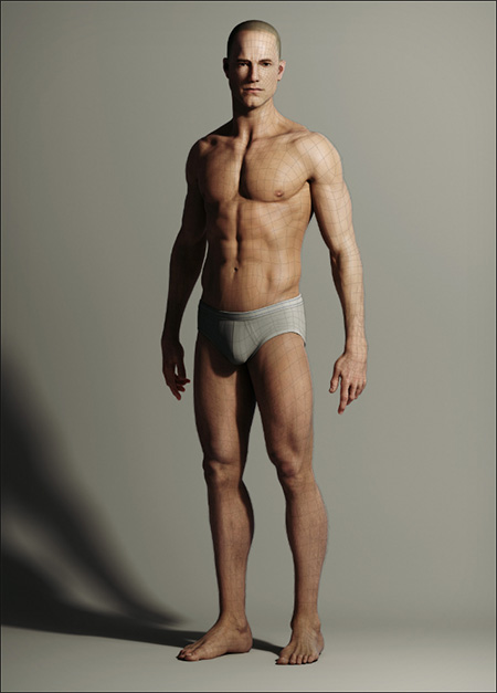 3D Scan Store Male Model