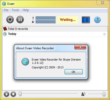 Evaer Video Recorder for Skype 1.3.9.12