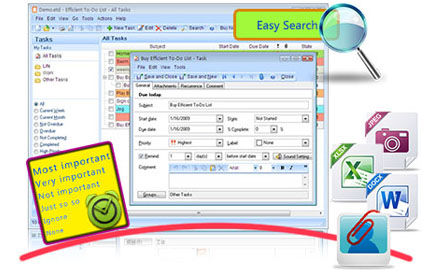 Efficient To-Do List 5.10 Build 511 Multilingual + Portable