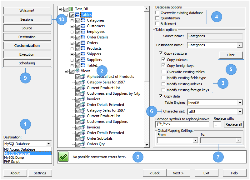 DMSoft DBConvert for Firebird and MySQL 1.5.5