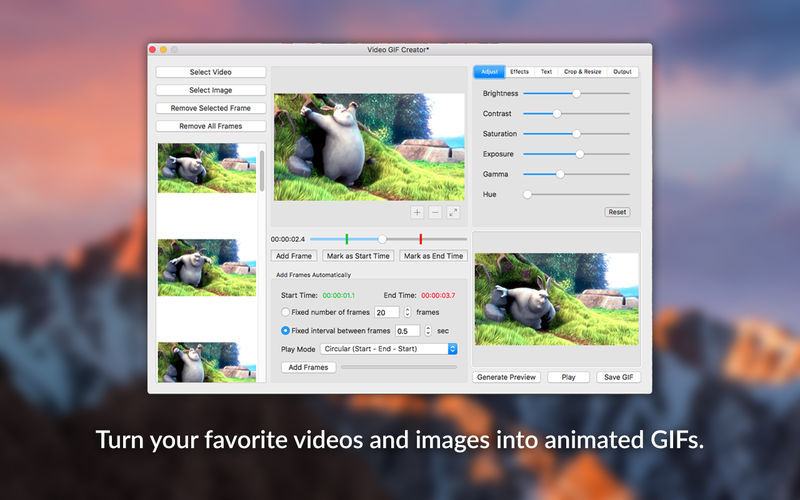 Video GIF Creator v1.0 macOS