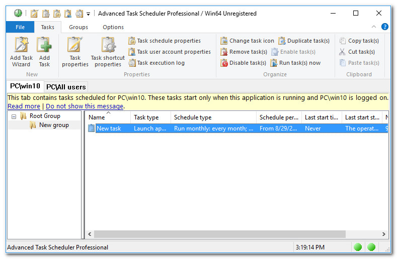 Advanced Task Scheduler Professional / Network 5.0 Build 700