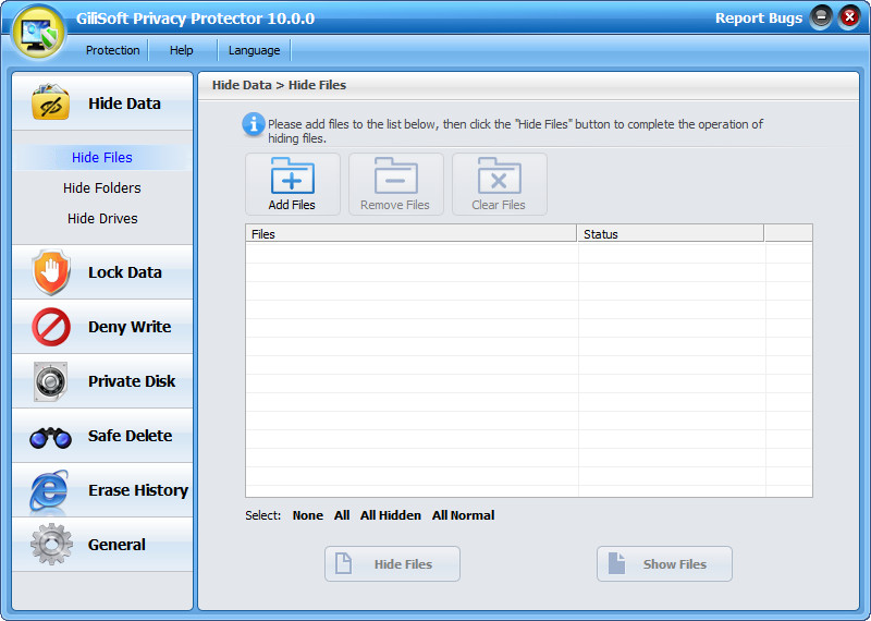 GiliSoft Privacy Protector 10.0.0