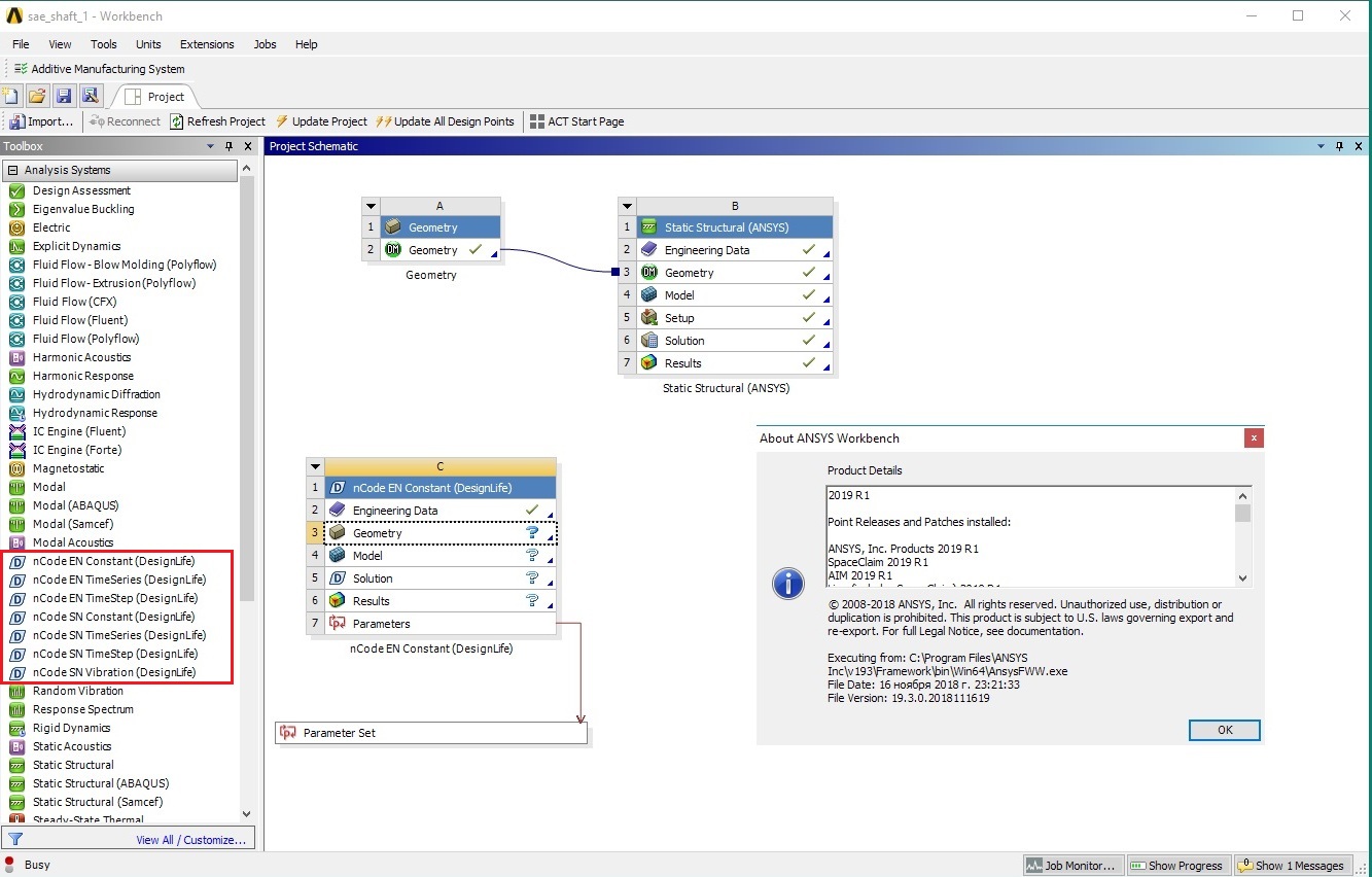 ANSYS 2019R1 nCode DesignLife