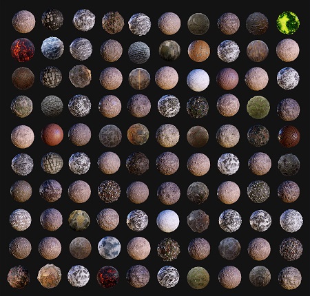 Cgtrader – 100 Ground Terrain Seamless PBR Textures