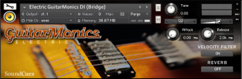 SoundCues GuitarMonics Collection KONTAKT screenshot