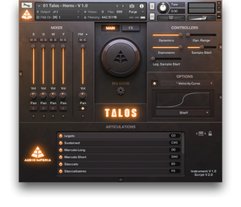 Audio Imperia Talos Volume One: Horns KONTAKT screenshot