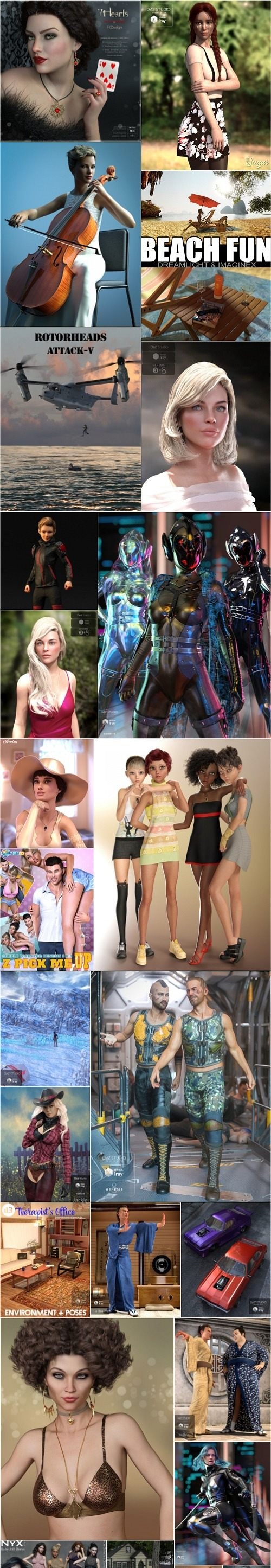 Daz 3D, Poser Bundle 2 May 2019