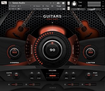 Sonex Audio Acoustic Guitars KONTAKT screenshot