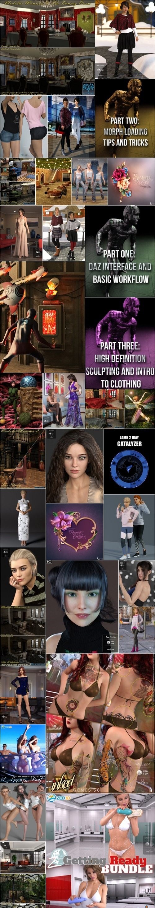 Daz 3D, Poser Bundle 3 May 2019