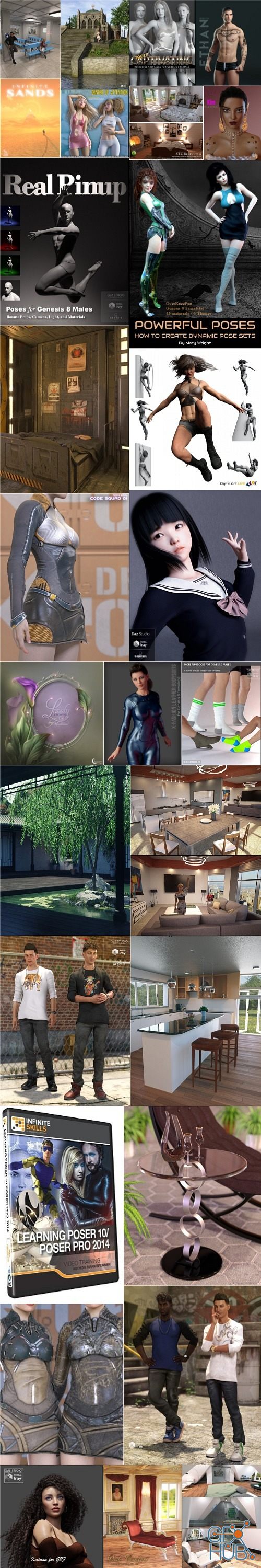 Daz 3D, Poser Bundle 5 May 2019