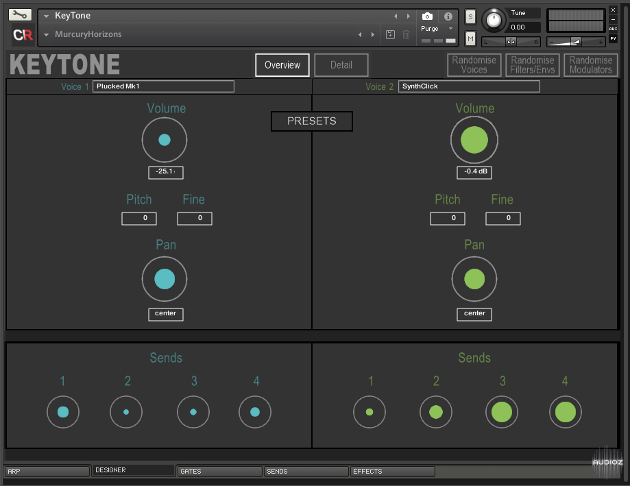 Channel Robot KeyTone v1.1 KONTAKT screenshot