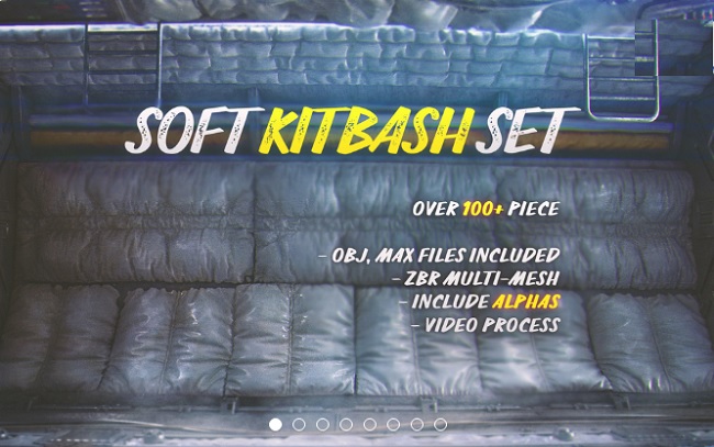 Gumroad – Soft Kitbash Set vol.1