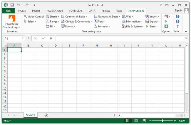 ASAP Utilities for Excel 7.6