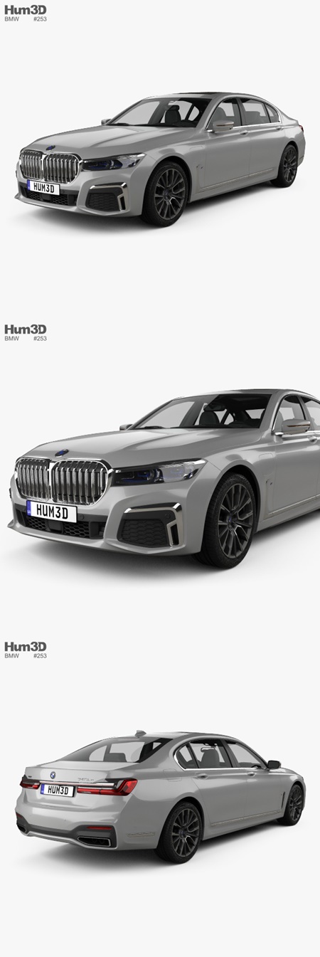 BMW 7 Series Le 2020 3D model