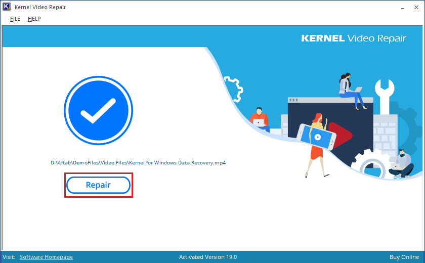 Kernel Video Repair 19.0