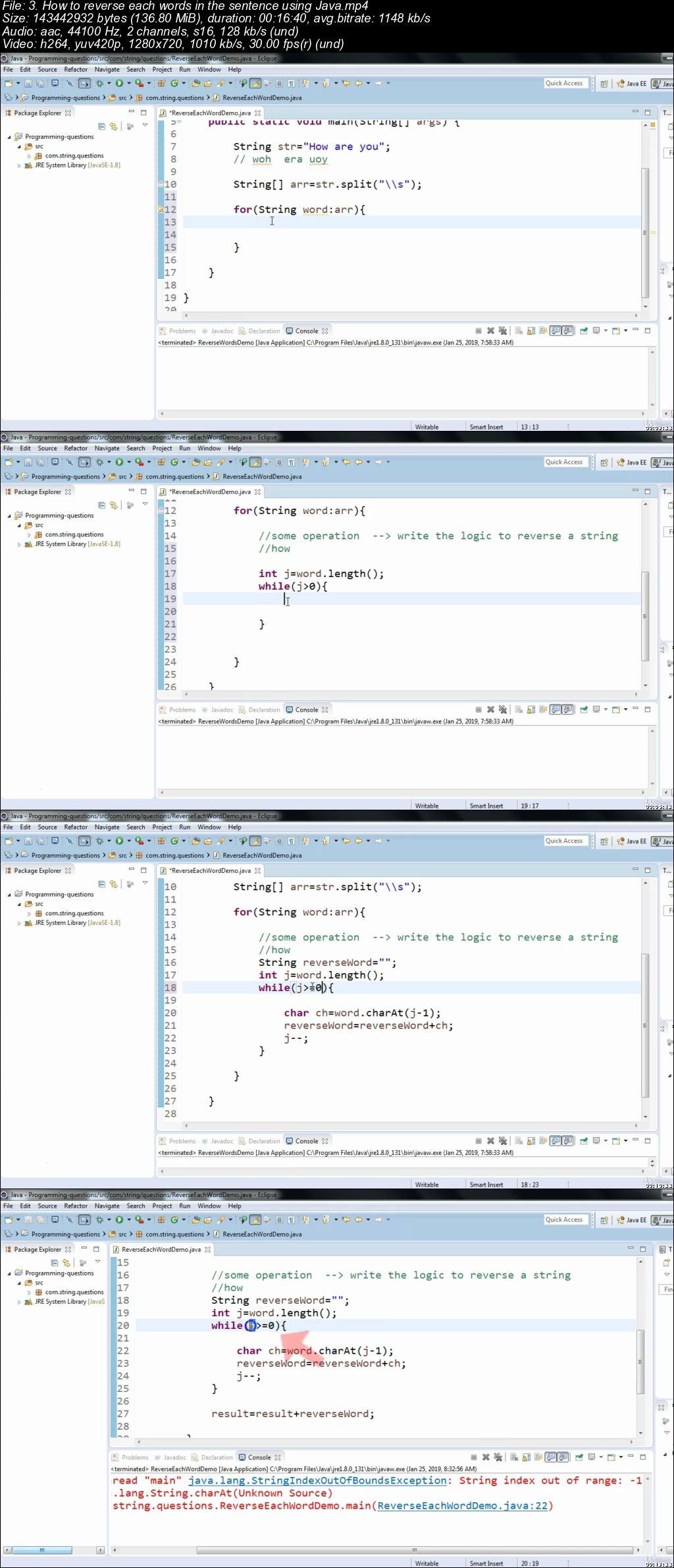  Cracking Java Programming Interview for Selenium Testers 