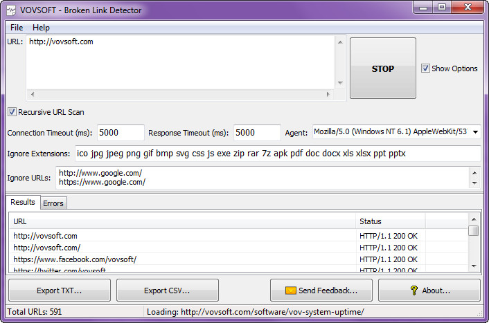 VovSoft Broken Link Detector 2.6 + Portable