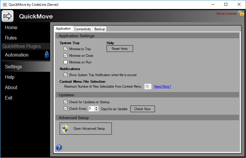 QuickMove Server 3.4.2.0