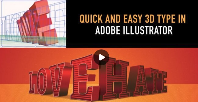 Skillshare – Quick & Easy 3D Text Effect Using Adobe Illustrator