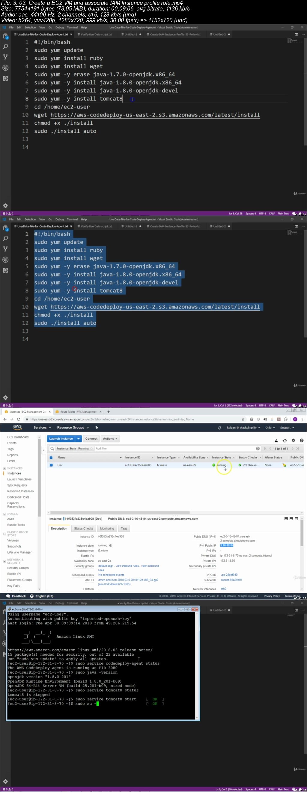 AWS Code Commit Code Build Code Deploy Code Pipeline | Hands On