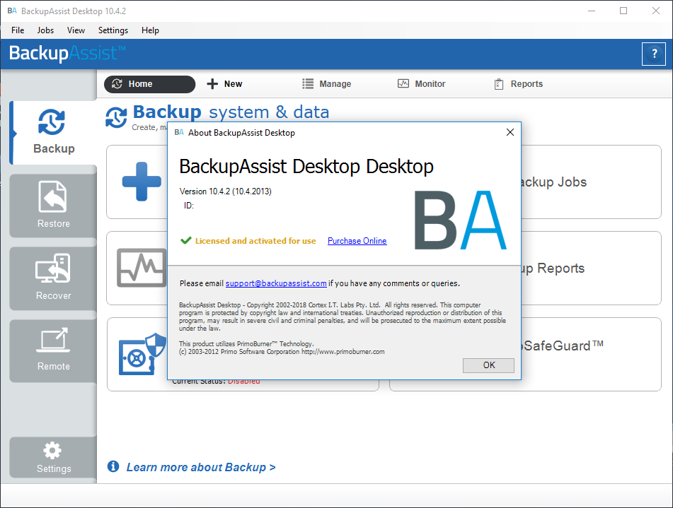 BackupAssist Desktop 10.4.2