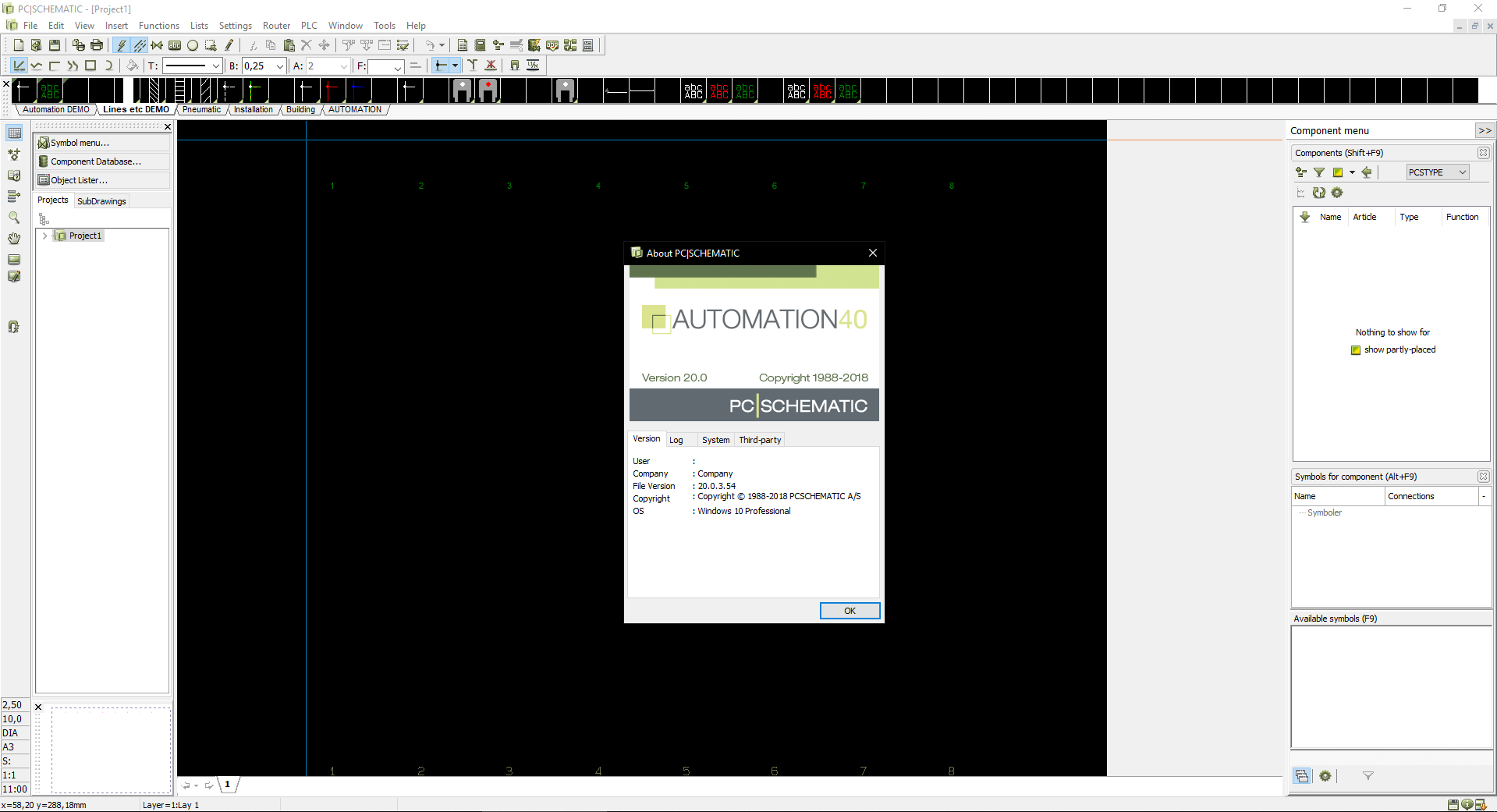 PC | SCHEMATIC Automation 40 version 20.0.3.54
