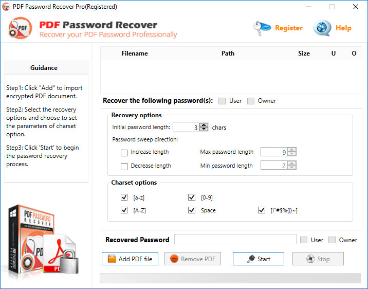 PDF Password Recovery Pro 3.2.1