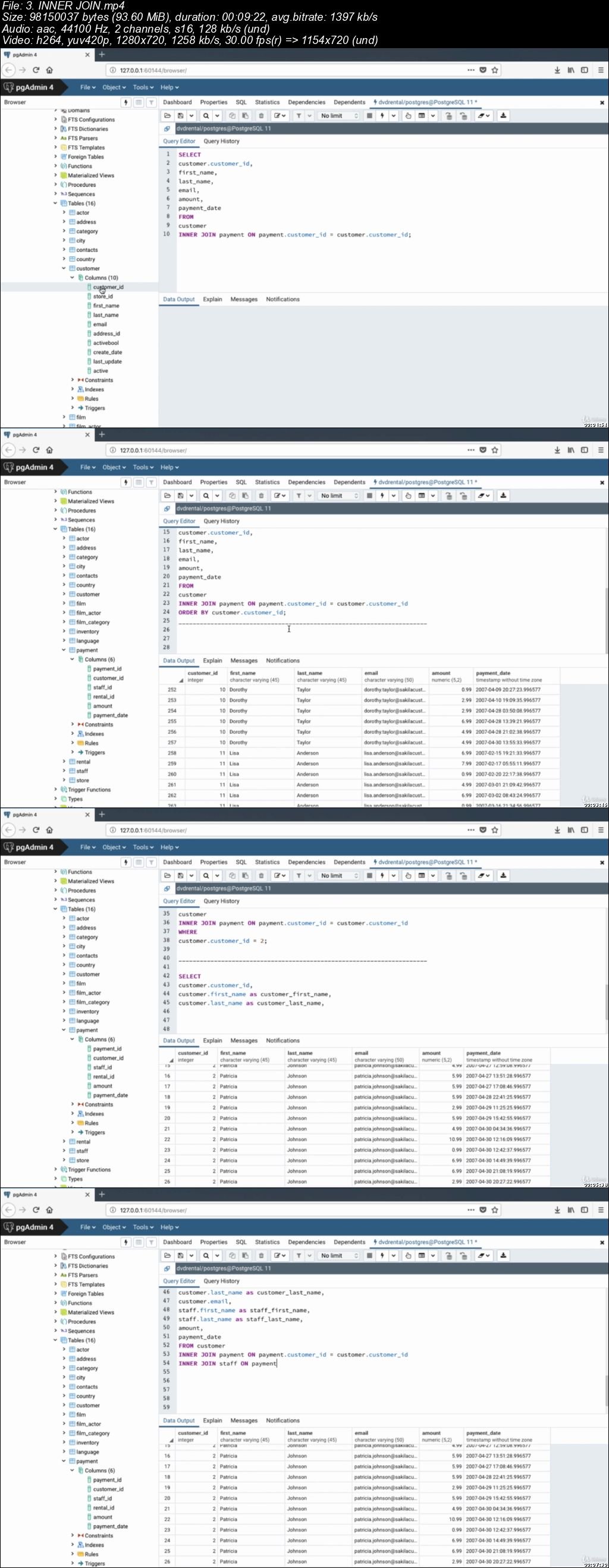  Complete SQL Bootcamp using PostgreSQL