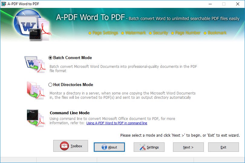 A-PDF Word to PDF 5.6.0