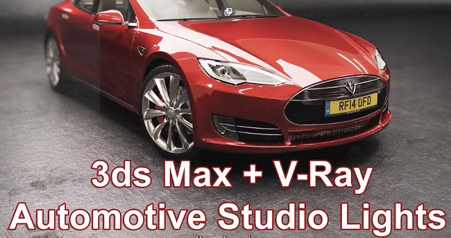 Skillshare – 3ds Max + Vray : Automotive Studio Lights