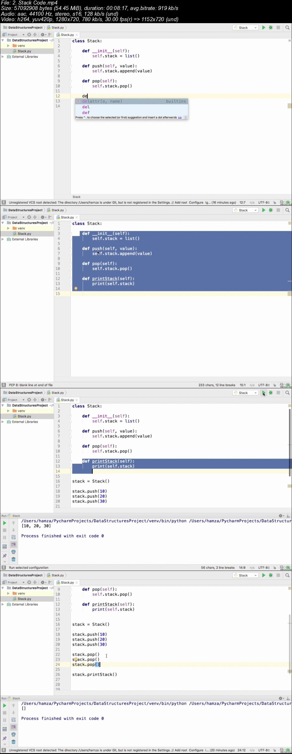  Data Structures and Algorithms in python 