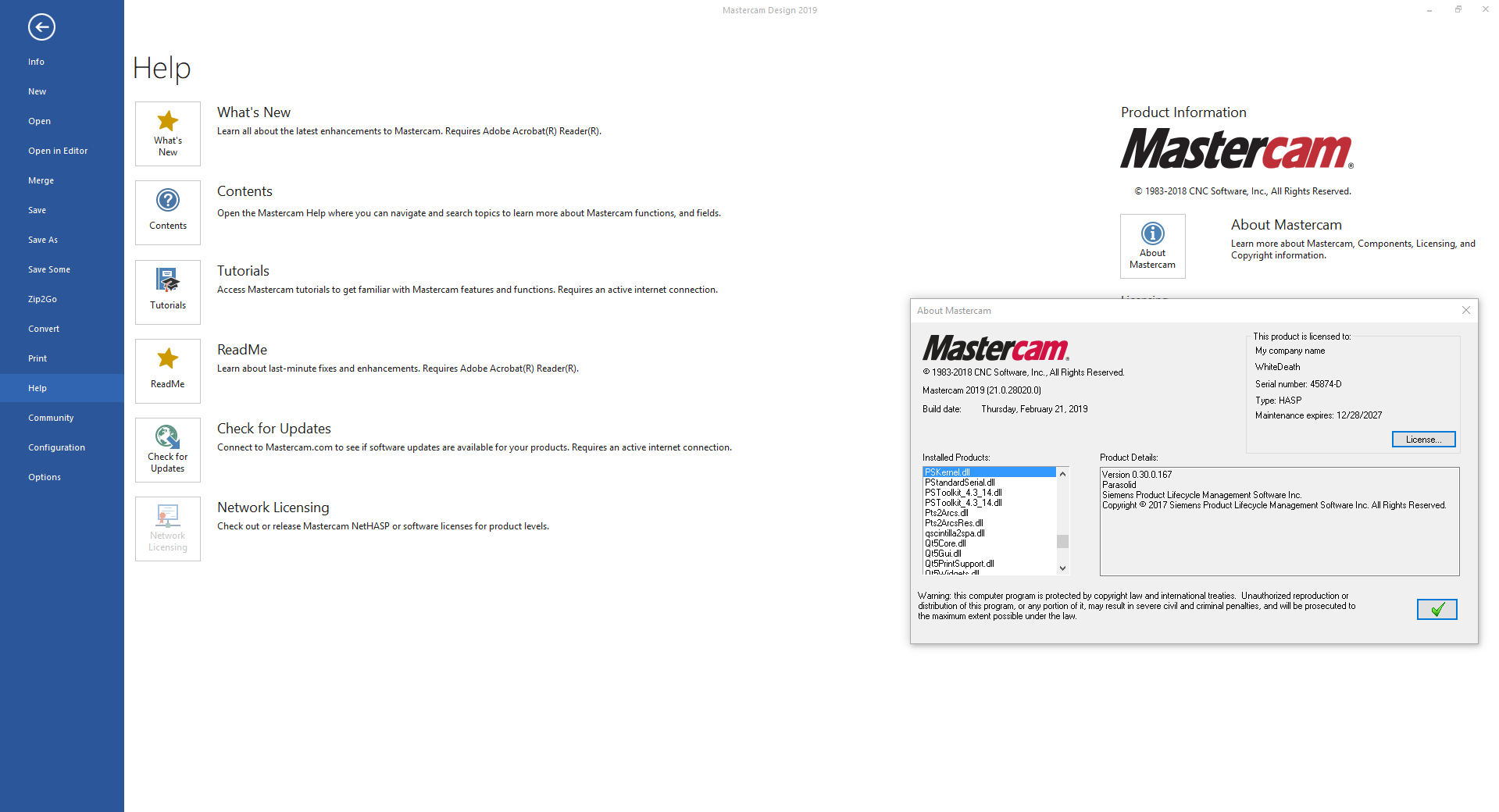 Mastercam 2019 (21.0.28020.0) Update 3.1 (x64)