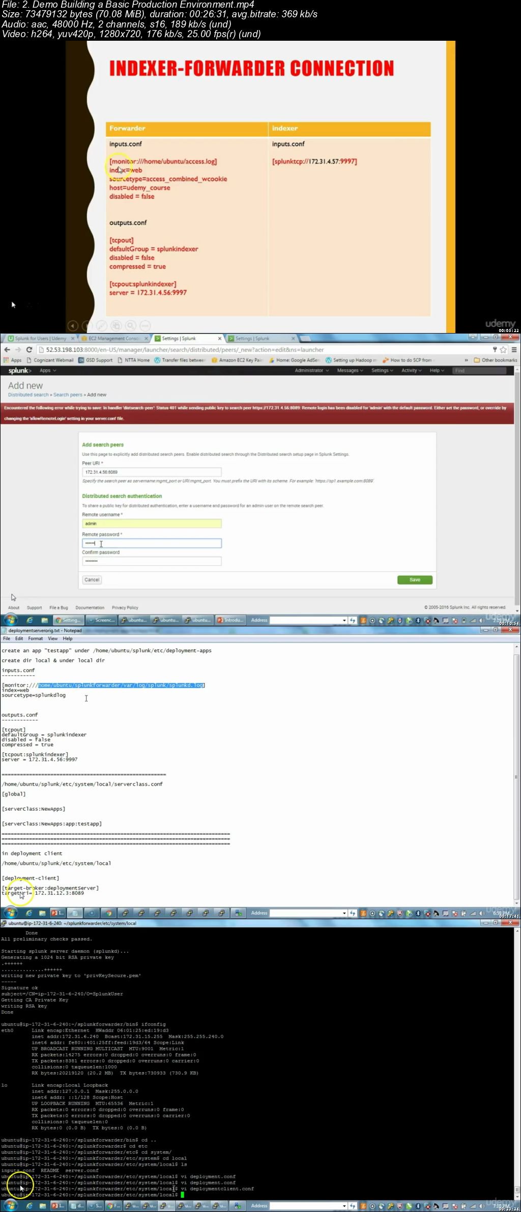  Learn Splunk Administration and Clustering - Hands On! 