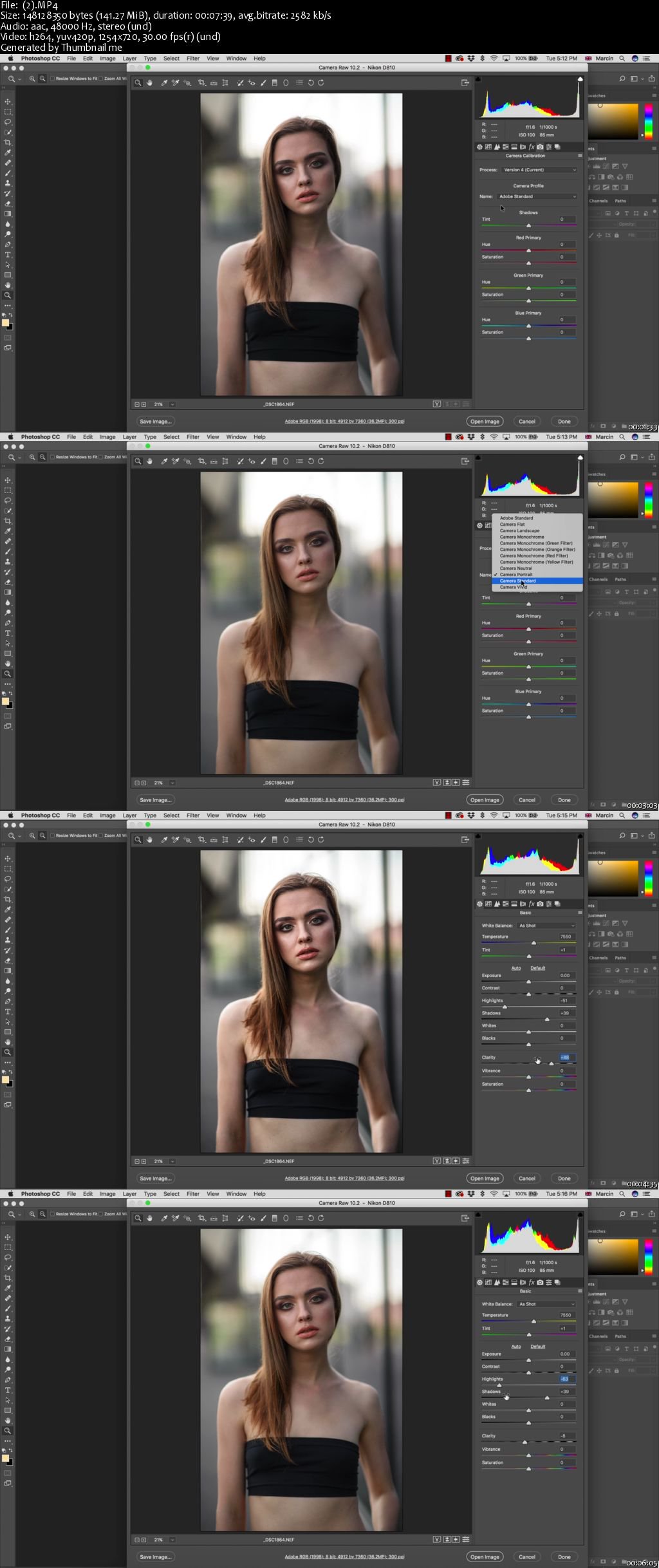 Natural Light Portrait Retouching in Photoshop - Start to Finish