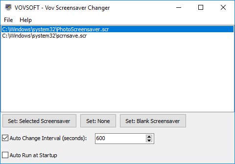 VovSoft VoV Screensaver Changer 1.3