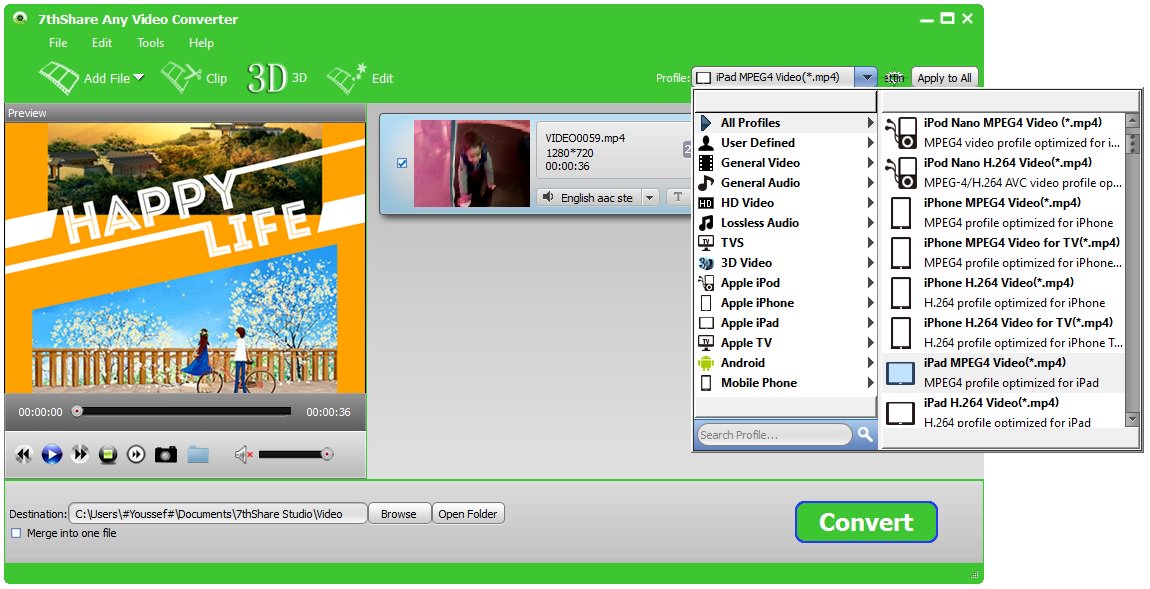 7thShare Any Video Converter 5.8.8