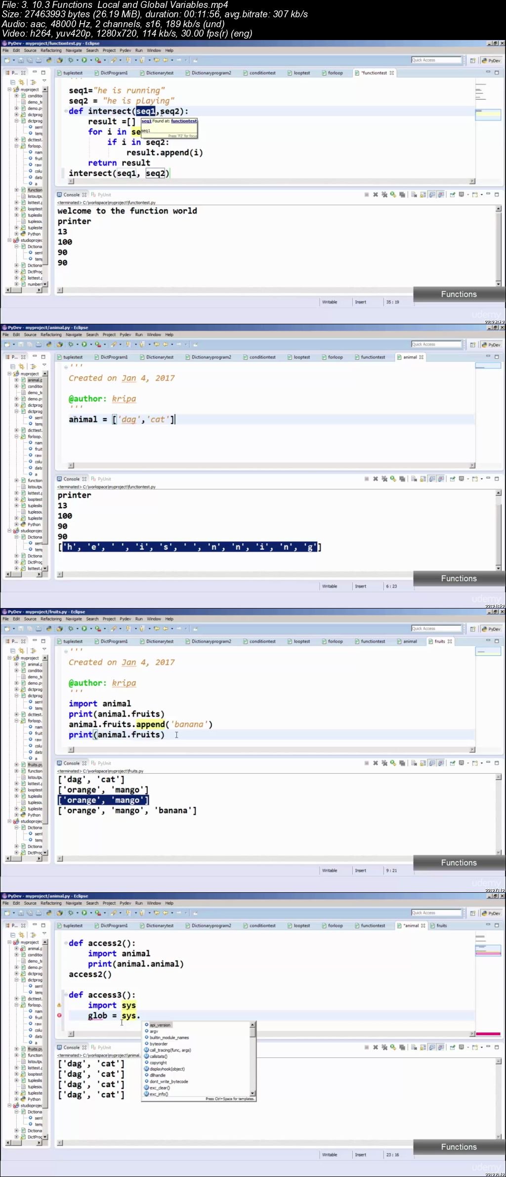  Python 3 in 1: Basics, Advanced and Django 