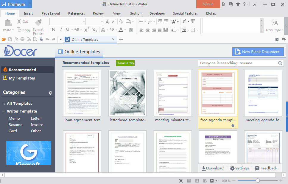 WPS Office 2016 Premium 10.2.0.5808 Multilingual